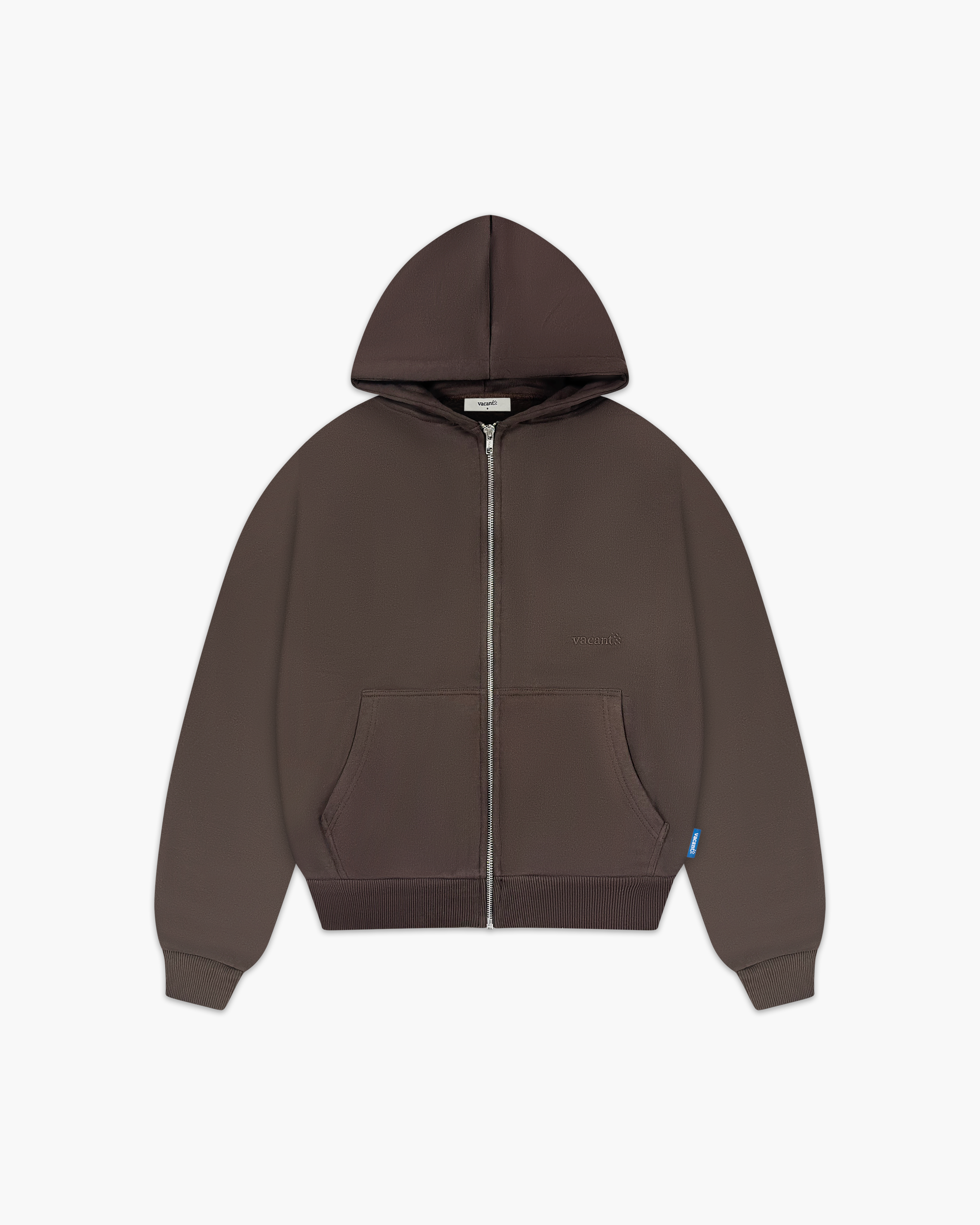 ZIP UP - CHOCOLATE BROWN
