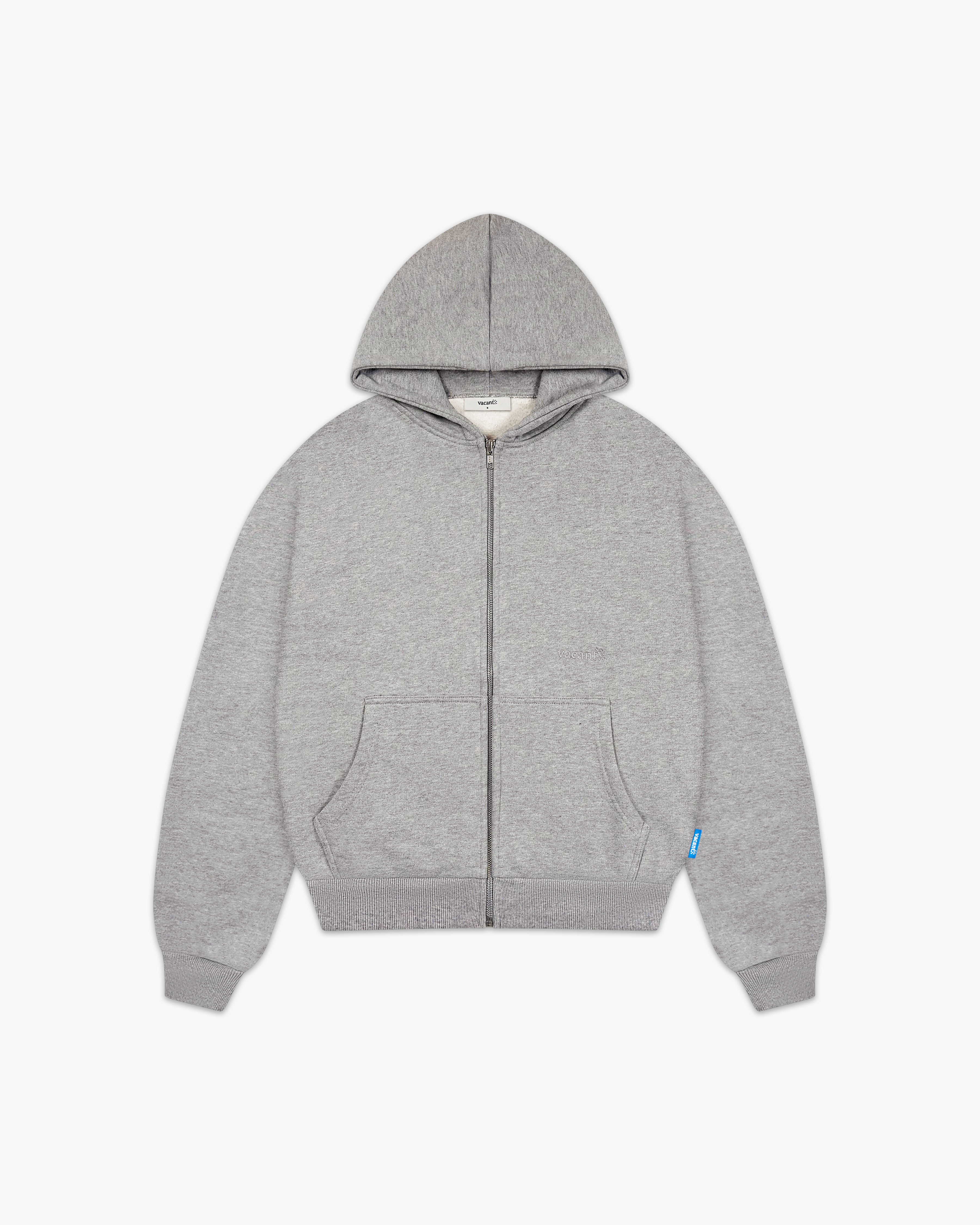 ZIP UP - MELANGE GREY